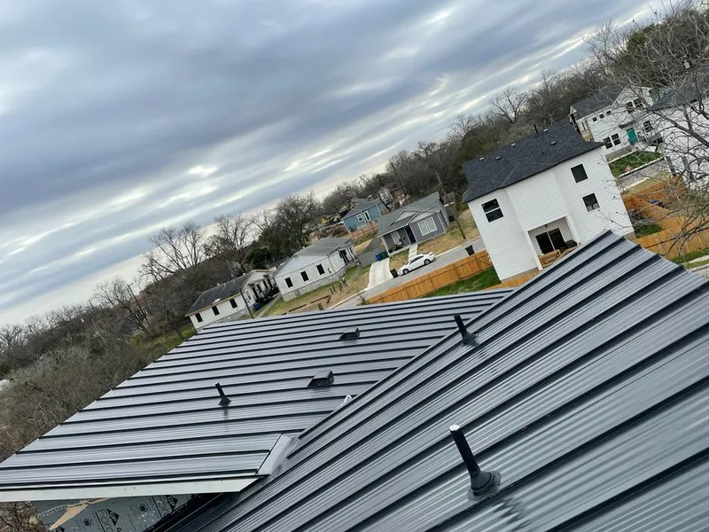 Standing seam metal roof panels with vents for Skylight Repair in Sweetwater
